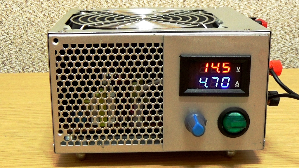 Bilgisayar güç kaynağından araç aküsü için şarj cihazı